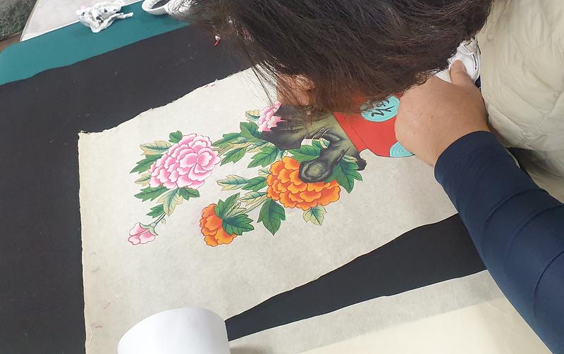 전통민화 사진