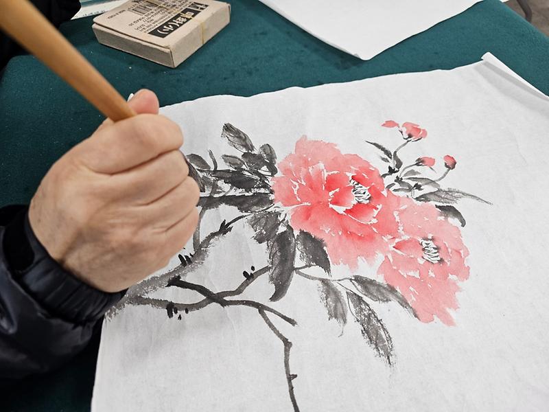 수묵화 사진